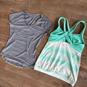 Athleta Women's Workout Tee and Tank Top Bundle Size Small